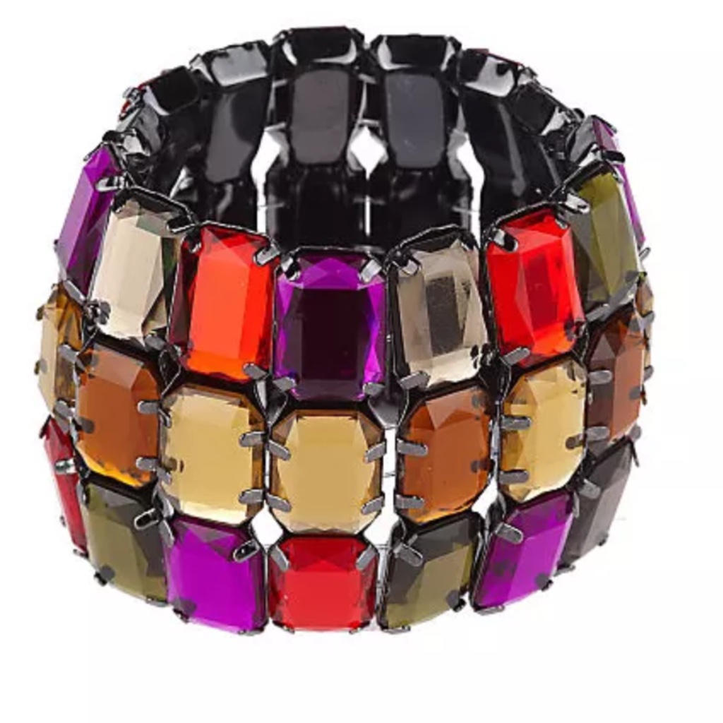 Joan Rivers Jeweled Stretch Bracelet - Nwt 32$